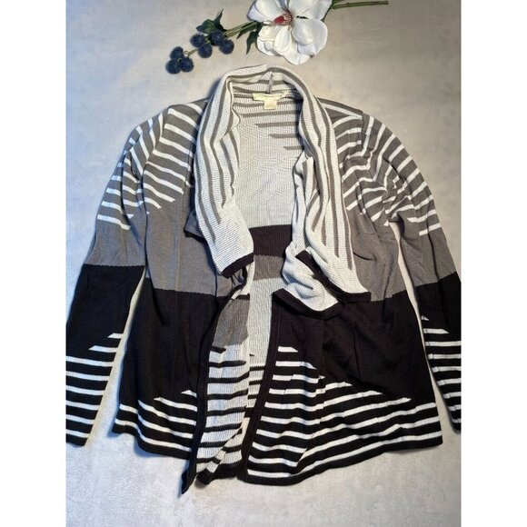Anthropologie Sweaters - Anthropologie Staring at the Stars Striped Open Front Cardigan Sweater XS Aztex